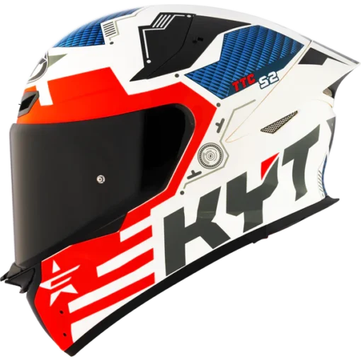 KYT TT-REVO Fuselage Red Helmet