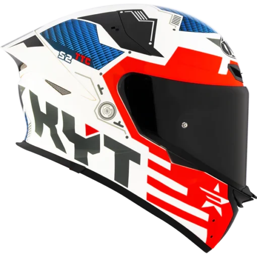 KYT TT-REVO Fuselage Red Helmet - Image 6