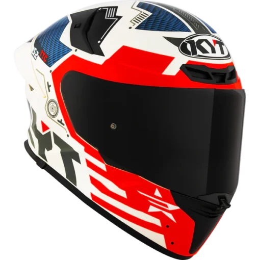 KYT TT-REVO Fuselage Red Helmet - Image 4