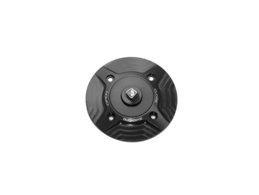 DBK Black Fuel Tank Cap for Ducati DesertX/ Diavel V4/ Scrambler 800/ Scrambler 1100/ Streetfighter V2 and V4, Panigale 899, 959/ V2/ V4/ XDiavel
