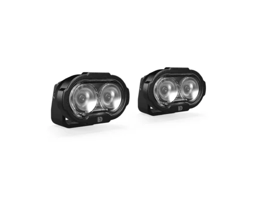 Denali DL2 Auxiliary LED Lights-White Lights Only (Set of 2)