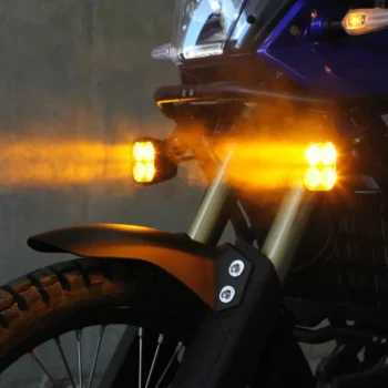 Alternative view of Denali DL4 Auxiliary LED Lights – Amber – Lights Only – Set of 2