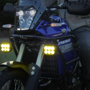 Alternative view of Denali DL6 Auxiliary LED Lights – Selective Yellow – Lights Only – Set of 2