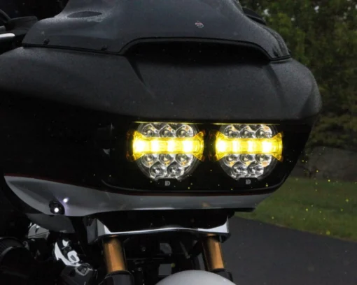 Denali Snap-On Selective Yellow X-Lens for D14 Destroyer Headlight - Image 2