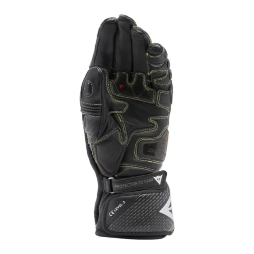 Dainese Full Metal 7 Black Fluorescent yellow Gloves - Image 2