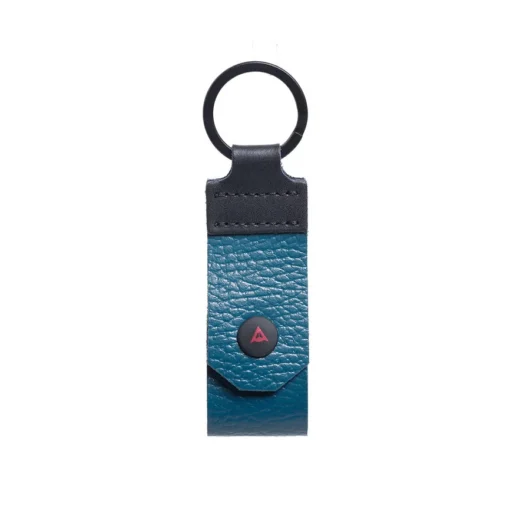 Dainese Pin Leather Petrol Blue Keyring