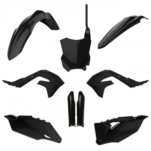 Polisport Plastics Kit for Kawasaki  KX 250 F / 450 - Black
