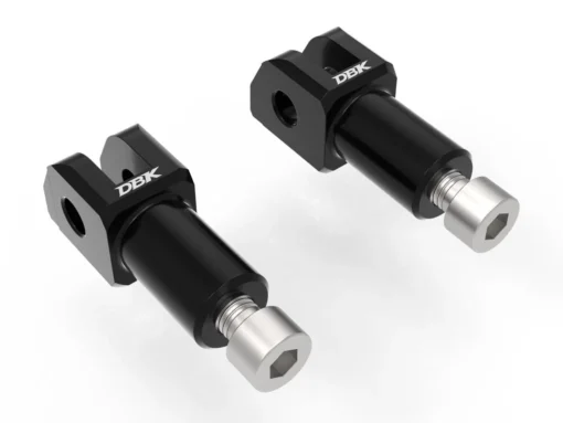 DBK Black Pilot Pegs Support Kit for BMW S1000R / S1000RR