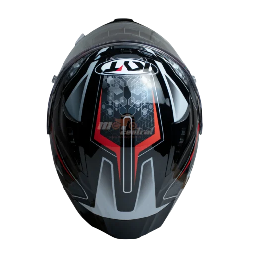 KYT Striker 2V #01 Black Red Helmet - Image 5
