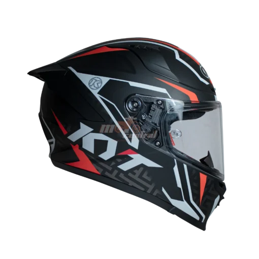 KYT Striker 2V #02 Matt Black Red Helmet