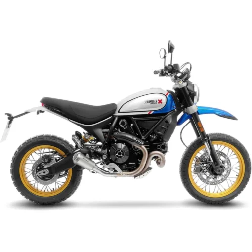 LeoVince LV-10  LV-10 Stainless Steel Exhaust for Ducati Scrambler 800 Desert Sled