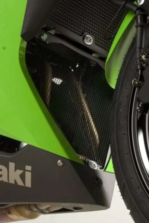 R&G Downpipe Grille for Kawasaki Ninja 300 Ninja 250 models (2013- 2017)(DG0012BK) - Image 2