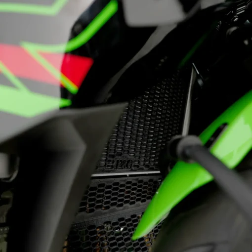 R&G Pro Radiator Guard for Kawasaki ZX-4R(R) (SE) (2023- 2024)(RAD0333PROBK) - Image 2