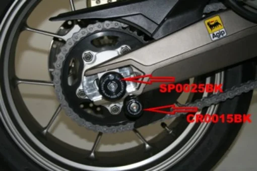 R&G Swingarm Protectors Aprila Mana-(SP0025BK) - Image 3
