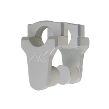 Rox Pivoting Handlebar Risers – 61mm Rise, 31.75mm Handlebar – Anodized Clear – For BMW R 1300 GS/GSA/Trophy