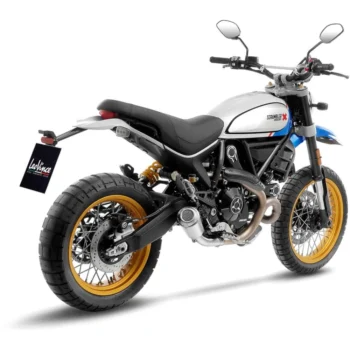 Alternative view of LeoVince LV-10  LV-10 Stainless Steel Exhaust for Ducati Scrambler 800 Desert Sled