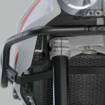 Alternative view of SW-Motech Crashbars for Ducati DesertX