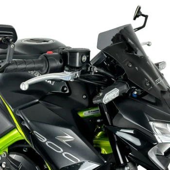 Alternative view of WRS Dark Smoked Sport Windscreen For Kawasaki Z900 (2020-2024)