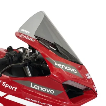 Alternative view of WRS Smoked Race High (+45mm) Windscreen For Ducati Panigale V2 (2020-2024)