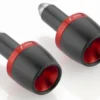 Rizoma Black Red Bar-End Plugs Handlebar Cap(MA532)