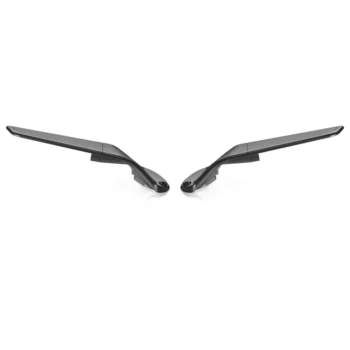 Rizoma Grey Stealth Mirrors for Kawasaki ZX10R (2016-26)