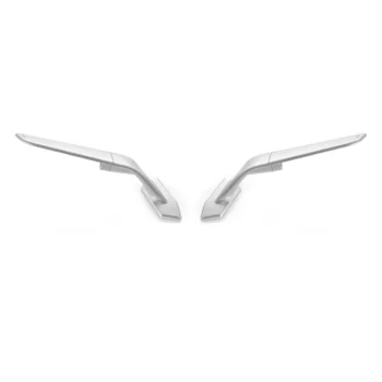 Rizoma Silver Stealth Mirrors for BMW S1000RR (2019-2023)