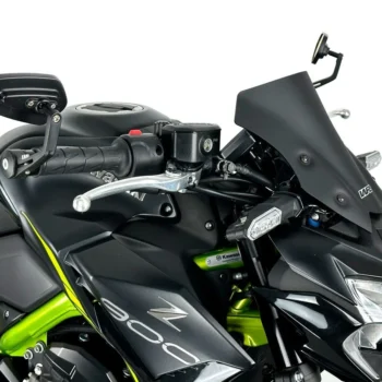 Alternative view of WRS Matt Black Sport Windscreen For Kawasaki Z900 (2020-2024)