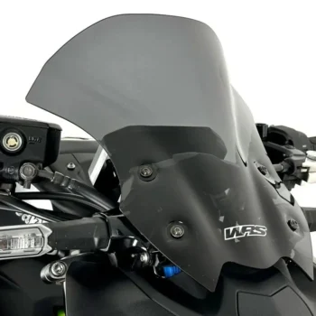 Alternative view of WRS Dark Smoked Touring Windscreen For Kawasaki Z900 (2020-2024)