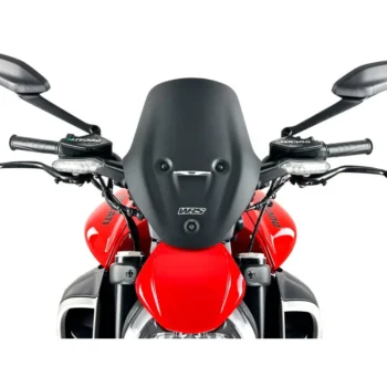 WRS Matt Black Sport Windscreen For Ducati Diavel V4 (2023-2024)
