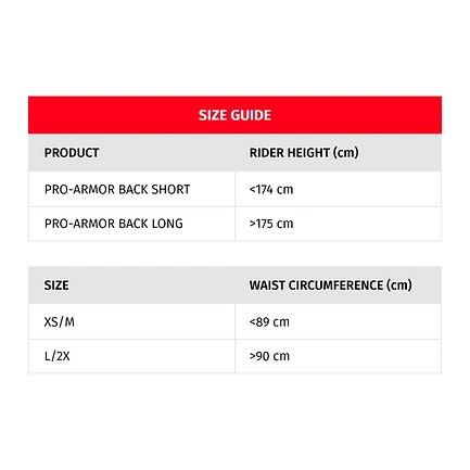 Dainese Pro-Armor Back Short - Image 2