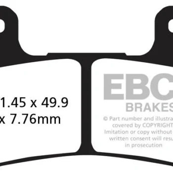 EBC Brake Pad Extreme Pro (One Set) – EPFA379HH