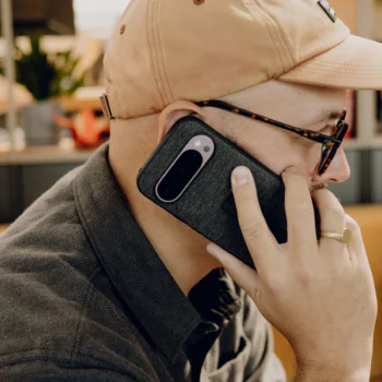 Alternative view of Peak Design Mobile Charcoal Everyday Fabric Case Google Pixel 9