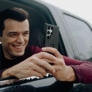 Alternative view of Peak Design Mobile Charcoal Everyday Fabric Case Samsung Galaxy S24 Ultra