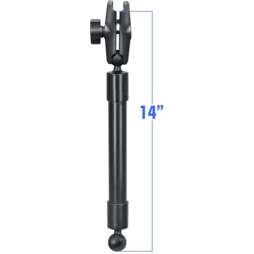 RAM Mounts 14 PVC Pipe Extension with Ball Ends & Double Socket Arm
