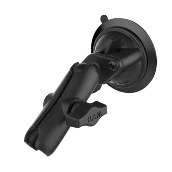 RAM Mounts Twist-Lock™ Suction Cup Base with Double Socket Arm