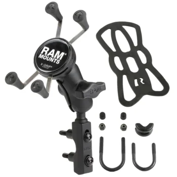 Alternative view of RAM® X-Grip® Phone Mount with Brake/Clutch Reservoir Base - Short