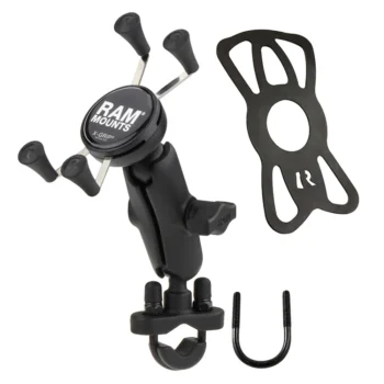 Alternative view of RAM Mounts X-Grip® Large Phone Mount with Handlebar U-Bolt Base - Short
