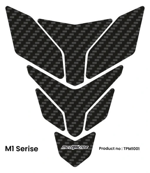 Mototrendz Carbon Fiber Tank Pads – M1 series (Universal fit)