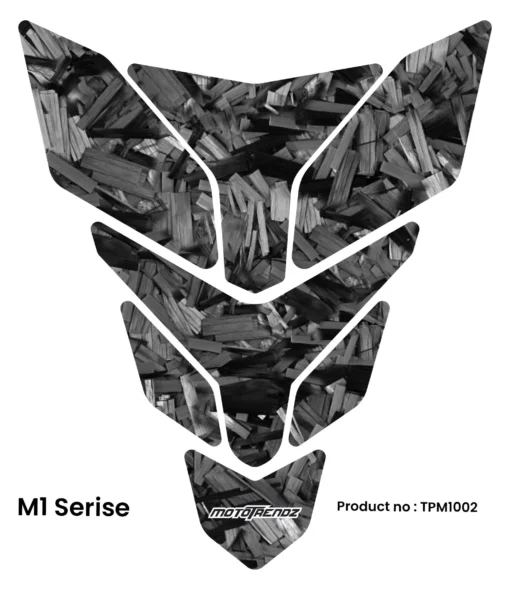 Mototrendz Forged Carbon Fiber Tank Pads – M1 series (Universal fit)