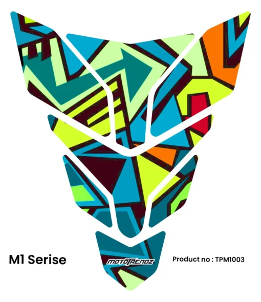 Mototrendz Graphics 1 Tank Pads – M1 series (Universal fit)