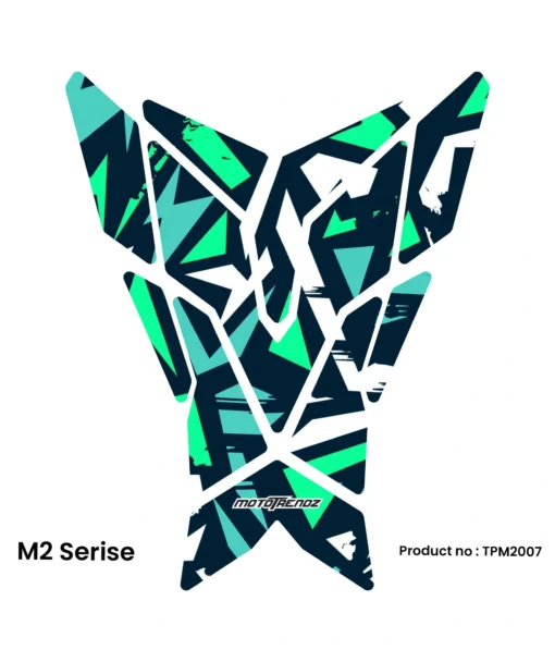Mototrendz Tank Pads M2 series Graphics 2 (Universal fit)
