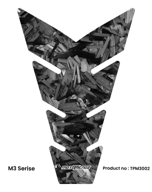 Mototrendz Tank Pads M3 series Forged Carbon Fiber (Universal fit)