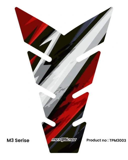 Mototrendz Tank Pads M3 series Holograpic 1(Universal fit)