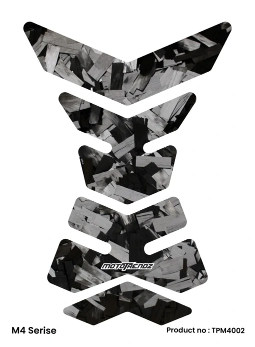 Mototrendz Tank Pads M4 series Forged Carbon Fiber (Universal fit)