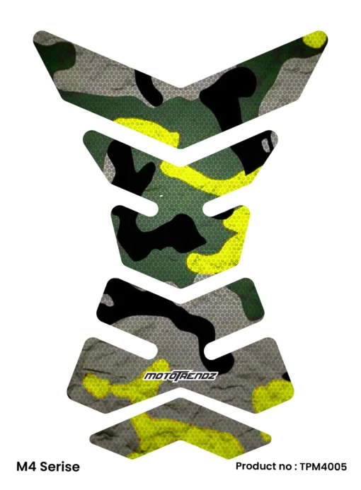 Mototrendz Tank Pads M4 series Graphics 1 (Universal fit)