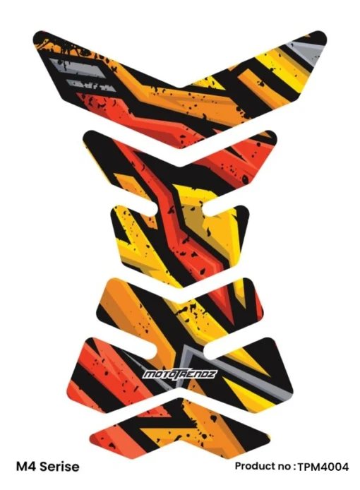 Mototrendz Tank Pads M4 series Holograpic 2 (Universal fit)
