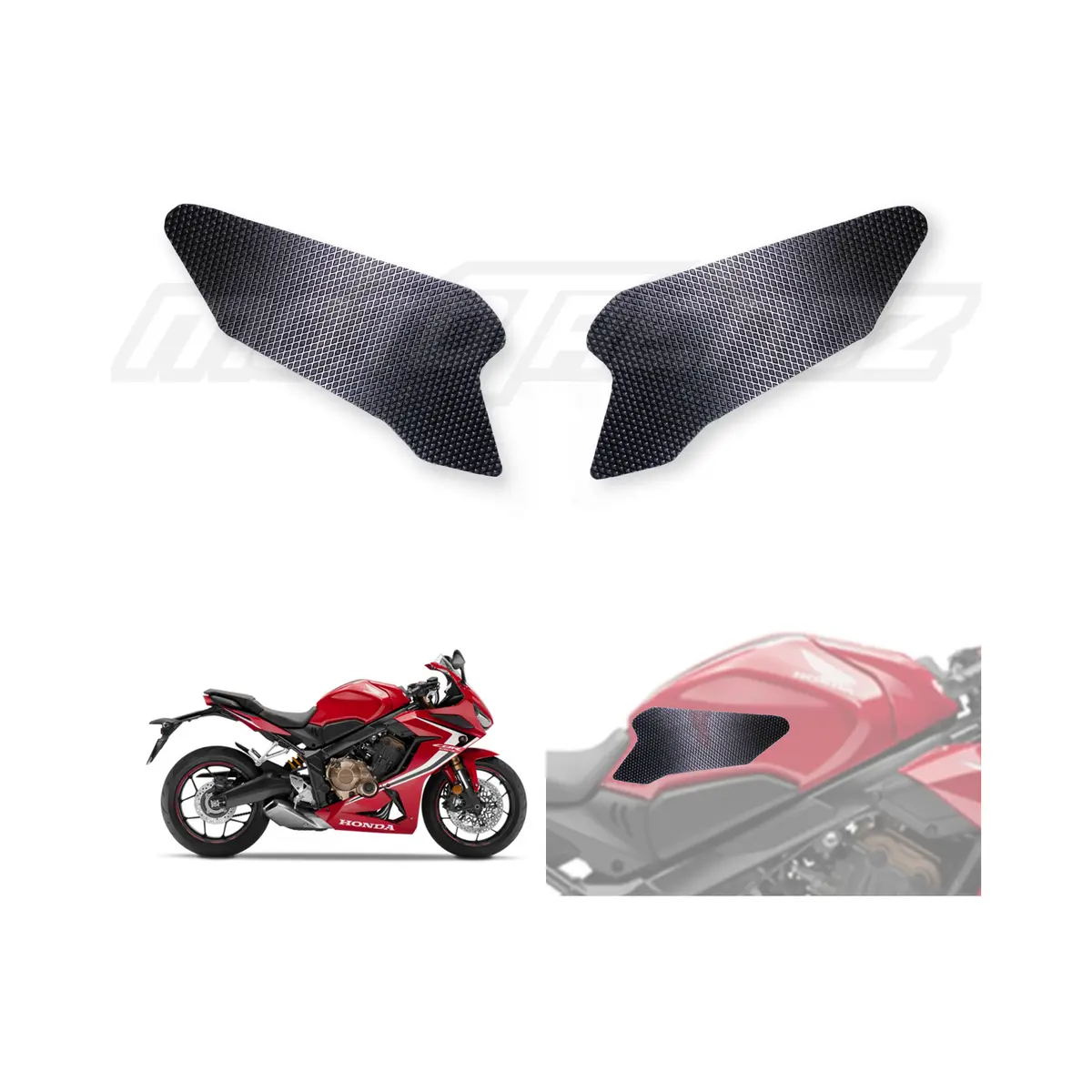 Mototrendz Traction Pads Sides for Honda CBR650R / CB 650R (2019)