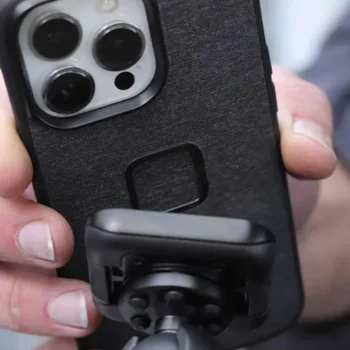 Alternative view of Peak Design Mobile Motorcycle Mount 1" Ball Locking Adapter Black