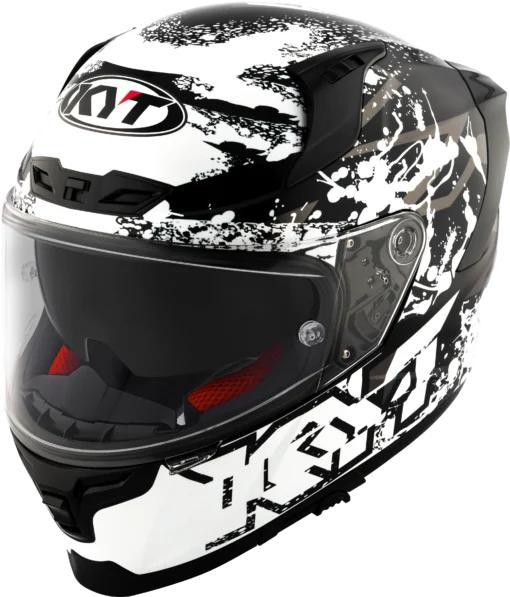 KYT Striker 2V Neutron White Helmet
