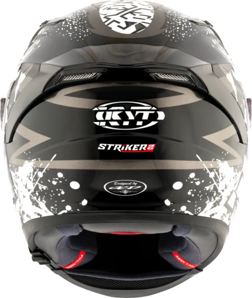 KYT Striker 2V Neutron White Helmet - Image 2